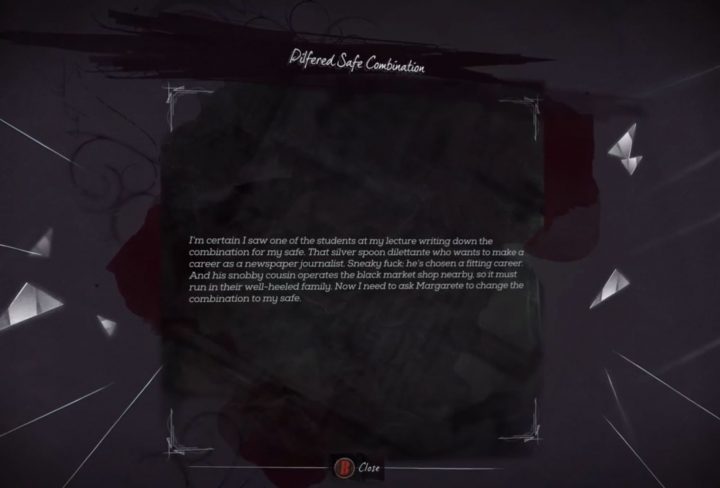 Dishonored 2 Kotaku Reference Easter Egg