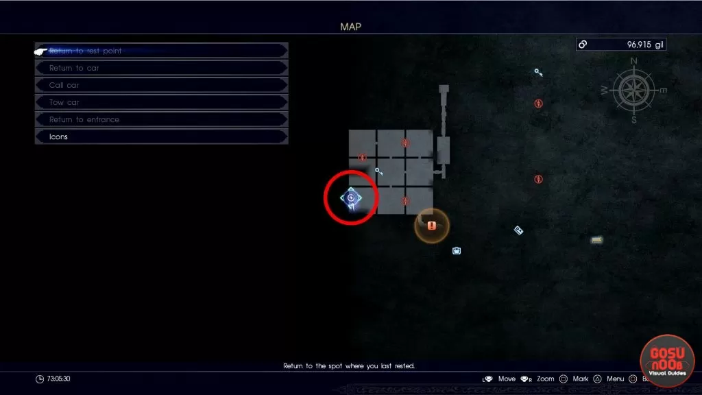 FFXV Hydraulic Cylinder Locations