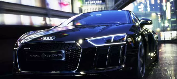 Final Fantasy XV custom Audi R8 Auction