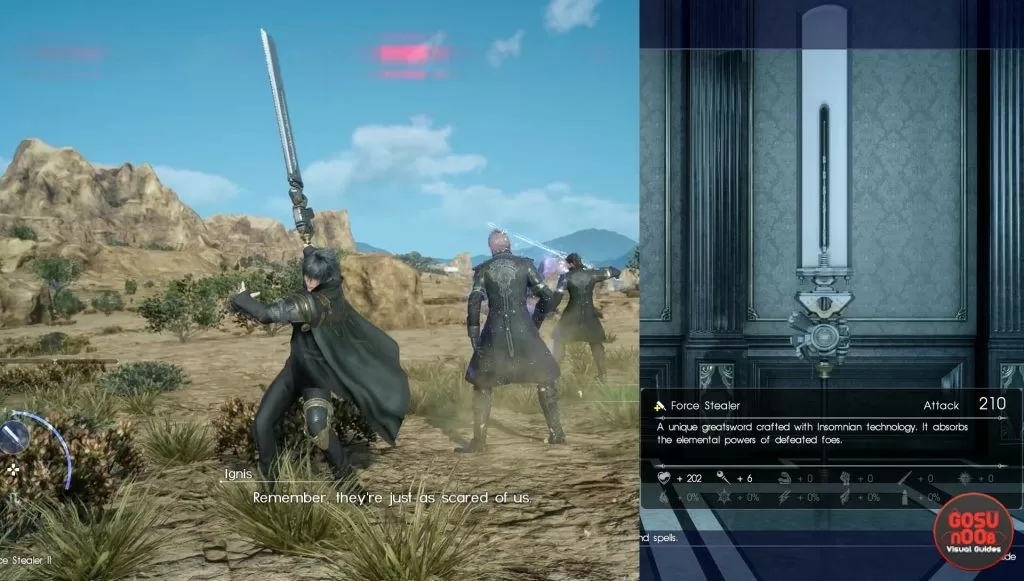 Force Stealer Weapon FFXV