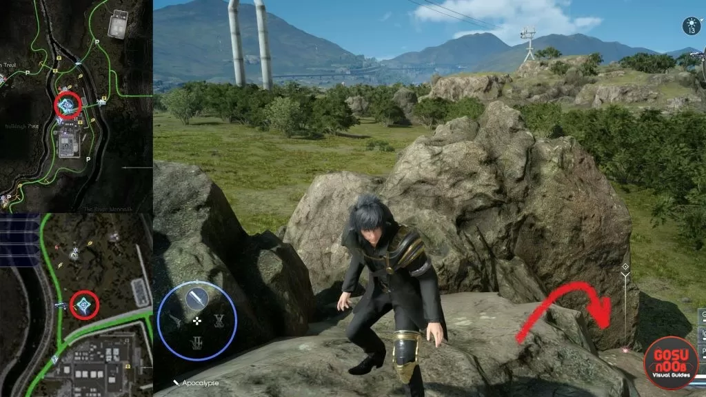 Hydraulic Cylinder Location FFXV