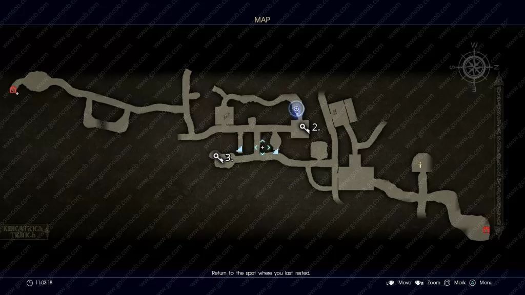 keycatrich trench ascension coin location map