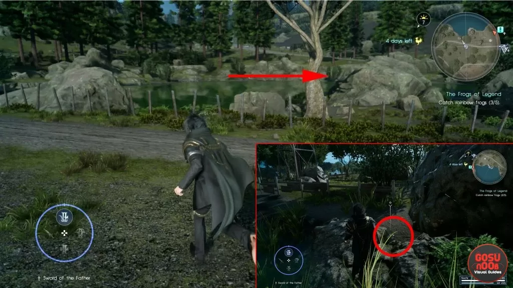 Location Of Second Rainbow Frog FFXV