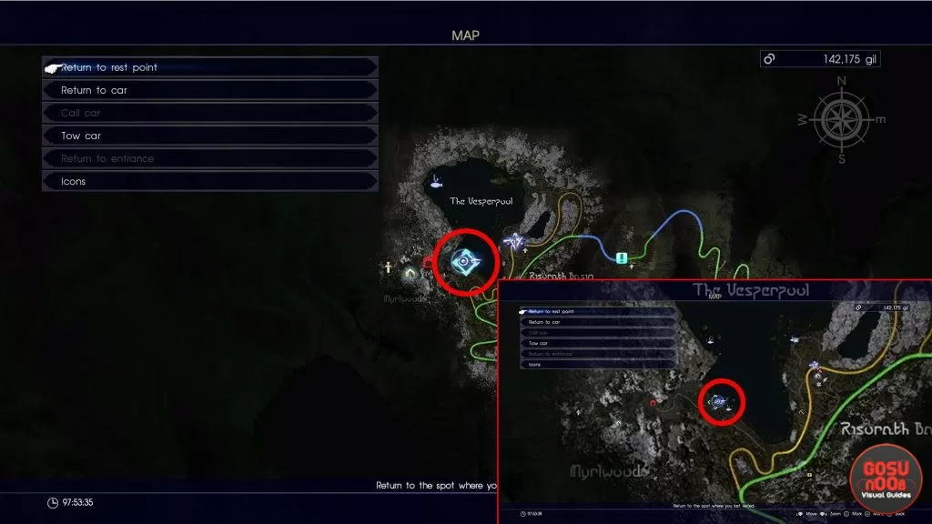 Locations FFXV Frogs of Legend