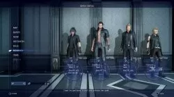 Main Menu FFXV