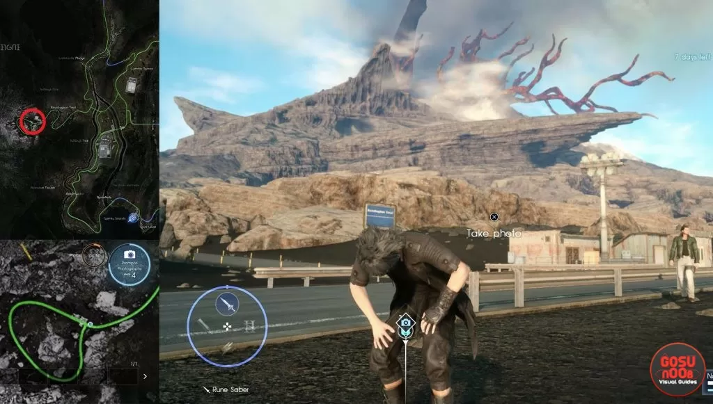 Photo op Volcano FFXV