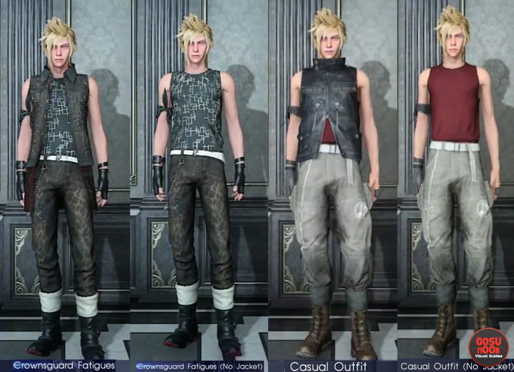 Prompto Outfits FFXV