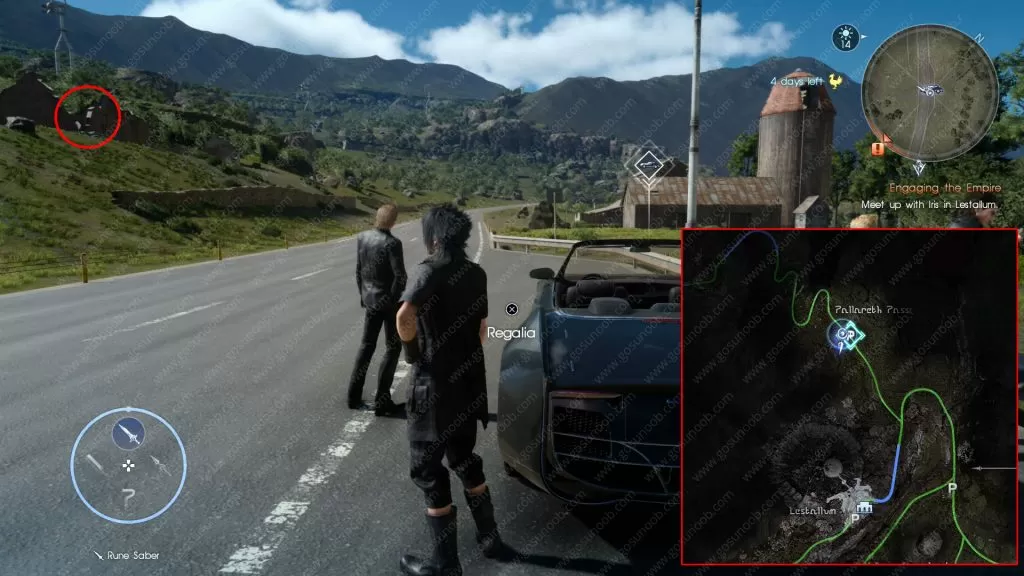 scraps of mystery XI location final fantasy 15