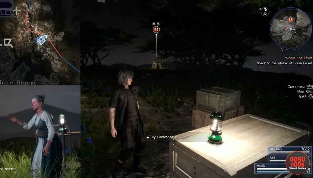 Sky Gemstone Location Chapter 12 FFXV