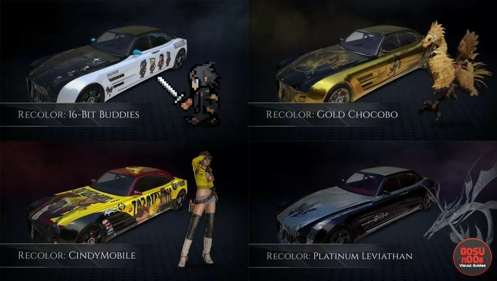 Vehicle Pre Order DLC Bonus FFXV