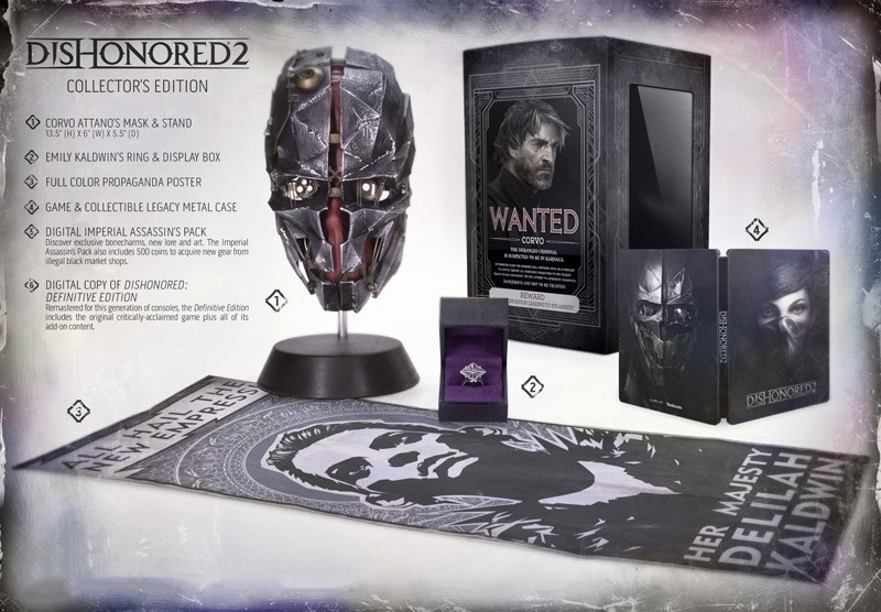 dishonored 2 preorder edition