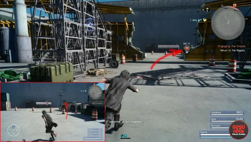 ffxv gravity well location