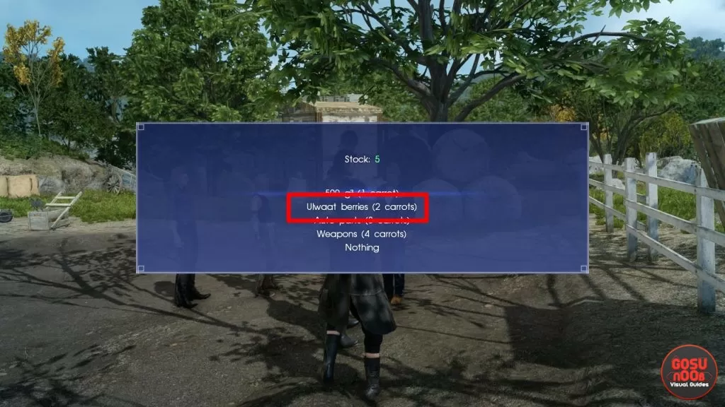 ffxv how to obtain ulwaat berries