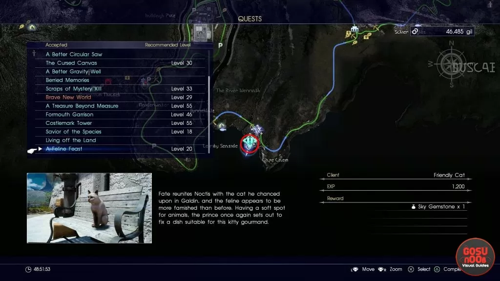 ffxv sky gemstone locations