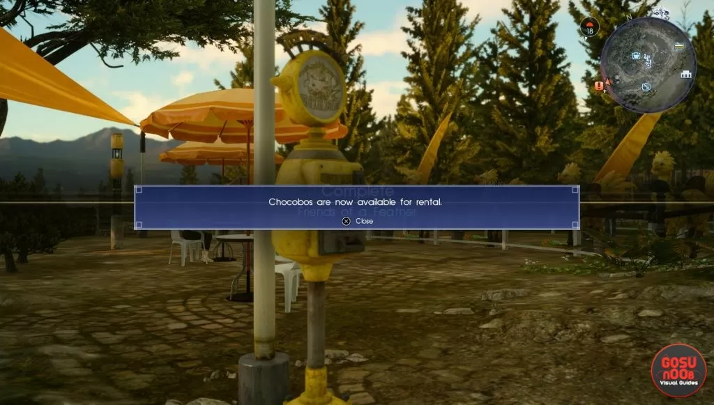 unlocking chocobo stations