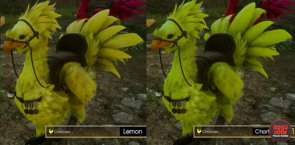 Lemon and Chartreuse Chocobo Color FFXV