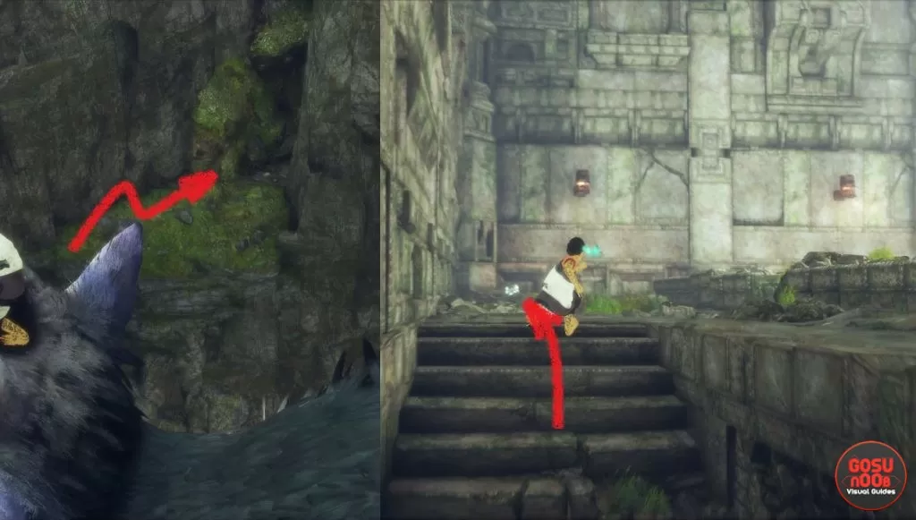 Location of the Wooden Barrels in Last Guardian