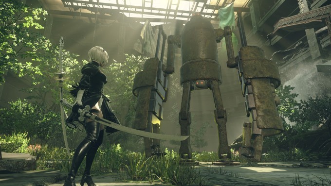 NieR Automata Fully Nude Male Character, Partially Exposed Buttocks