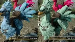 Pale Blue and Green Chocobo Secret Color FFXV