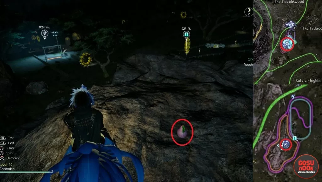 Val Pear Secret Chocobo Race Location FFXV