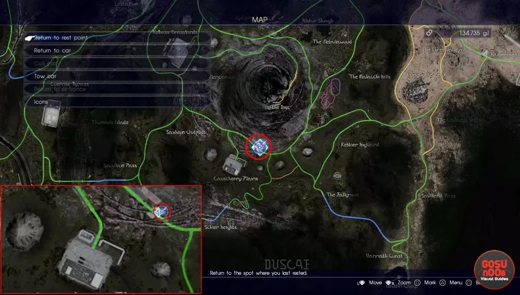 ffxv spiked armor location