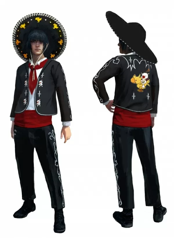 final fantasy xv holiday pack attire