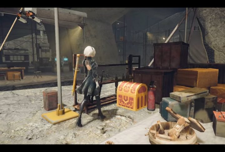 nier automata cypress stick crossover weapon