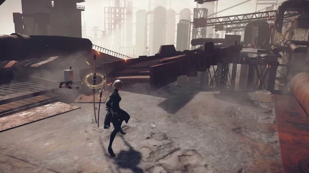 nier automata demo screenshot bridge