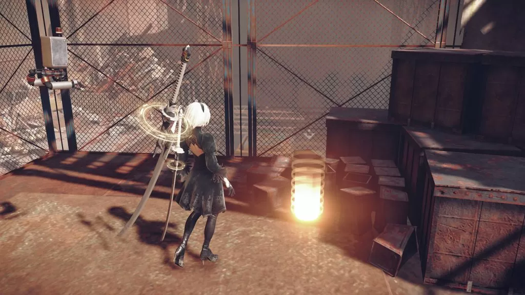 nier automata demo screenshot item