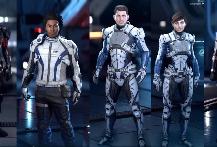 Alec Ryder Liam Kosta Scott Sarah Ryder Cora Harper Mass Effect Andromeda