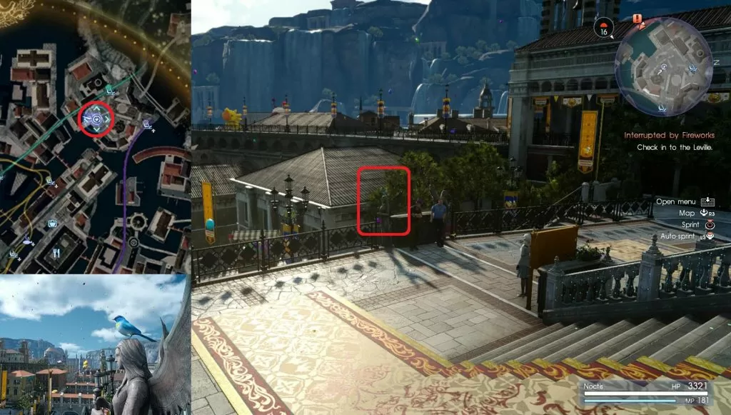 Bird Listro Park Photo Challenge Final Fantasy XV