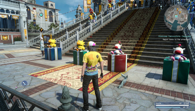 Final Fantasy XV Decoration Quests in Moogle Chocobo Carnival Guide