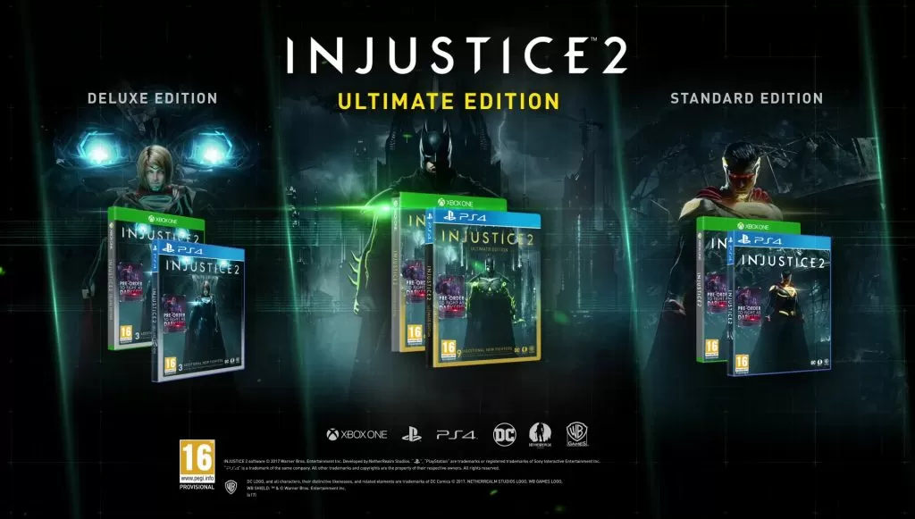 Injustice 2 Editions