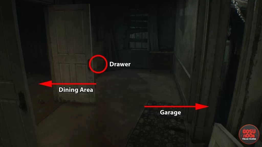 Master of Unlocking Trophy RE 7 Drawer Location