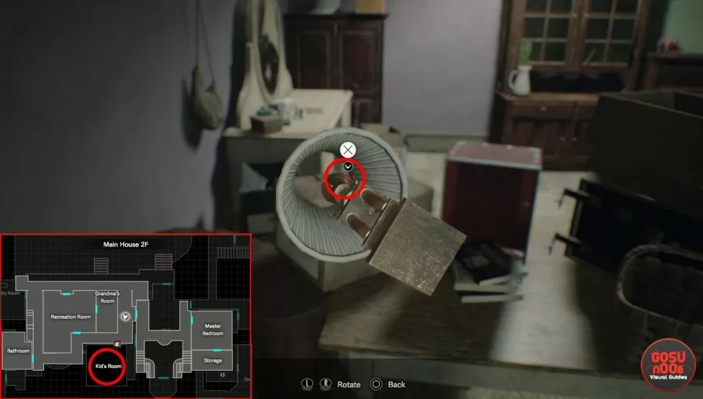 Model Shotgun Location RE 7