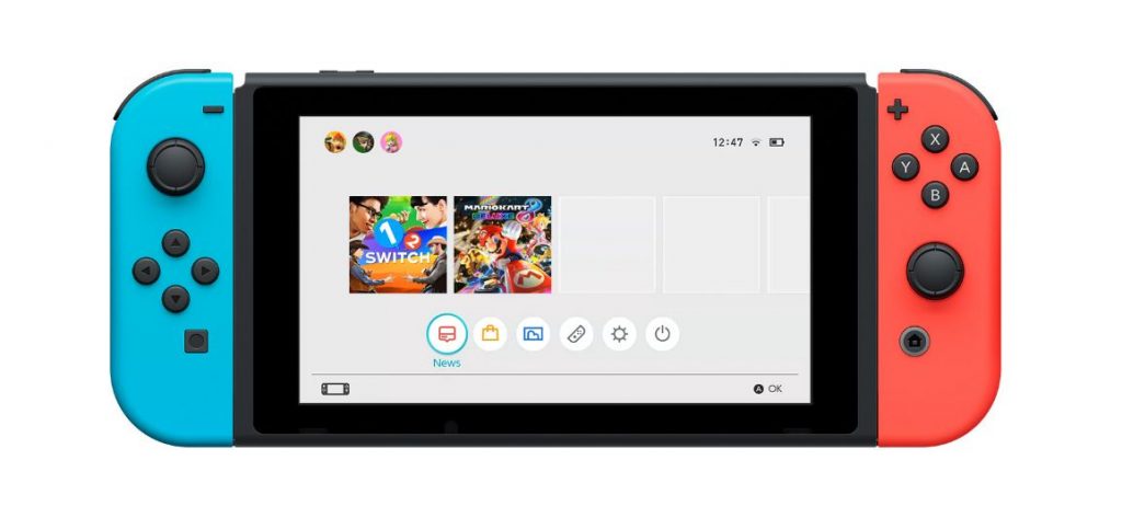Nintendo Switch UI Details, Wireless LAN Support, Battery Replacement