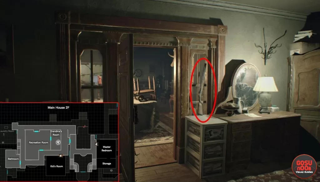 Resident Evil 7 Broken Shotgun Location