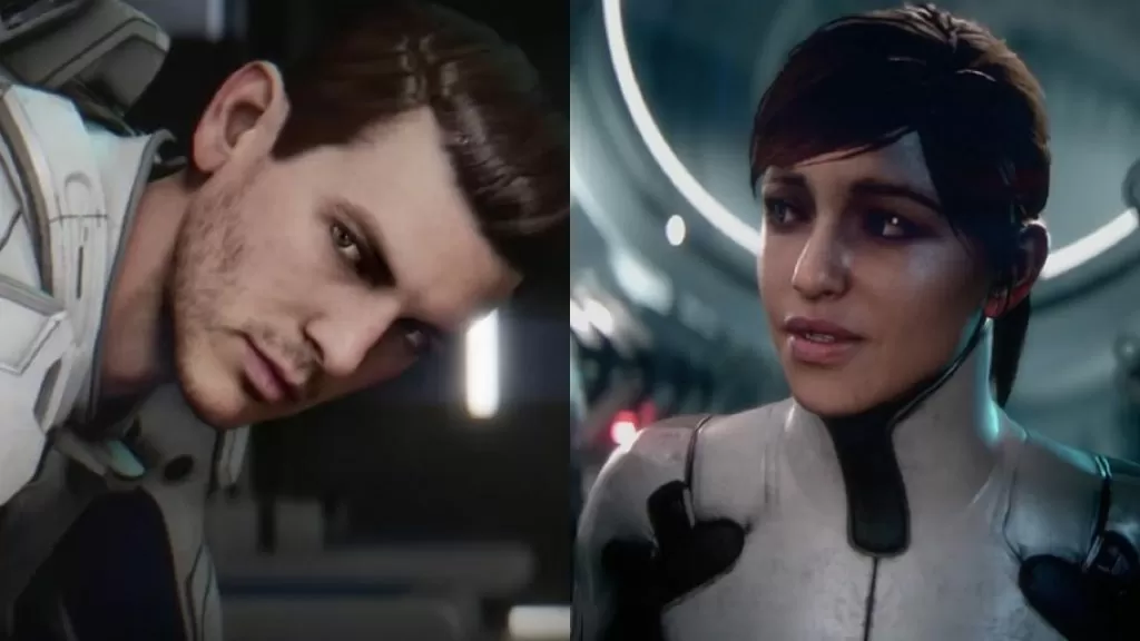 Sarah and Scott Ryder Mass Effect Andromeda