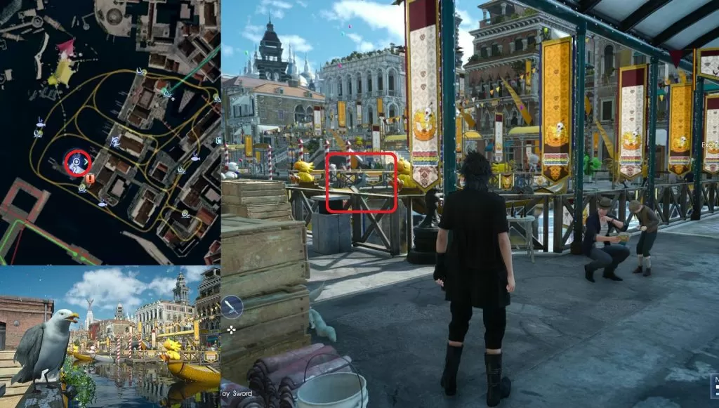 Seagull Photo Challenge Final Fantasy XV