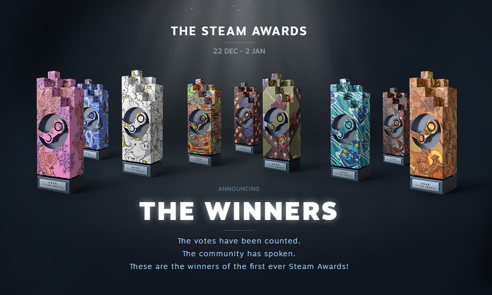 The First Steam Awards Winners List