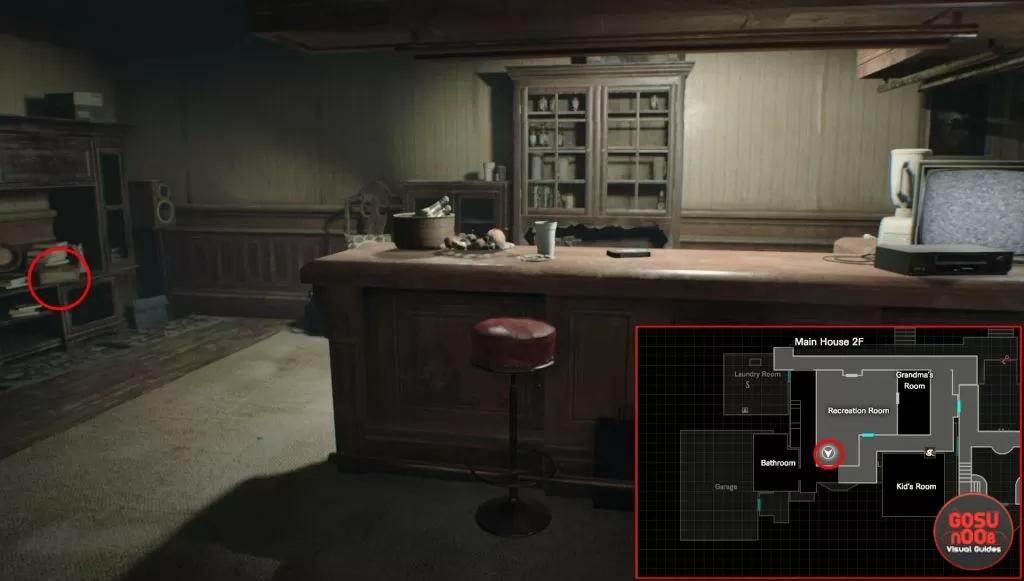 blue dog's head location re7