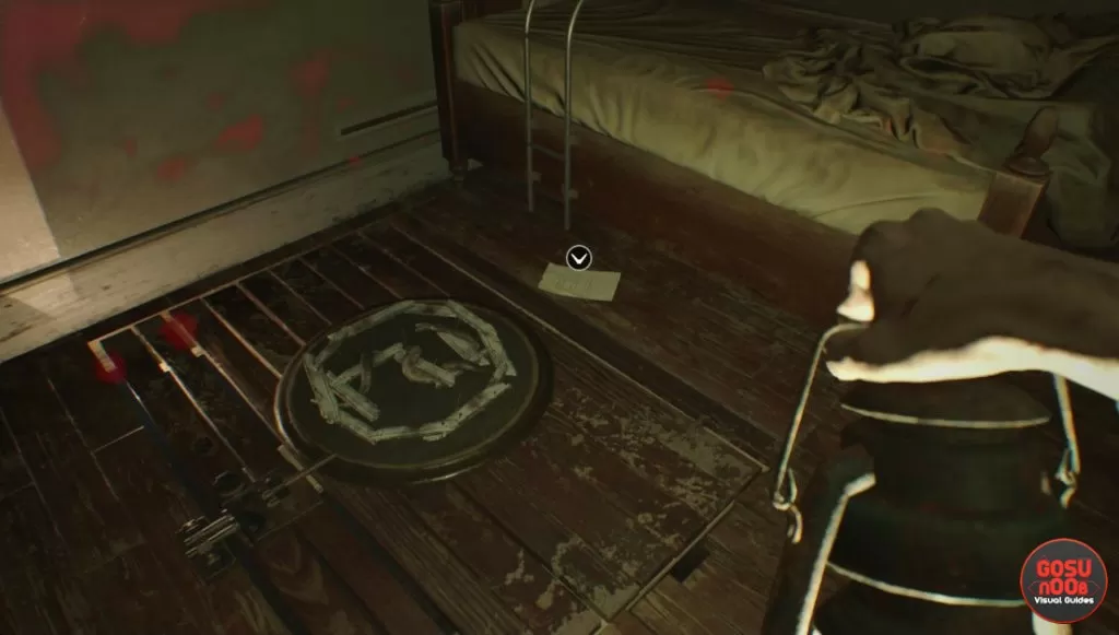 re7 bedroom dlc snake door