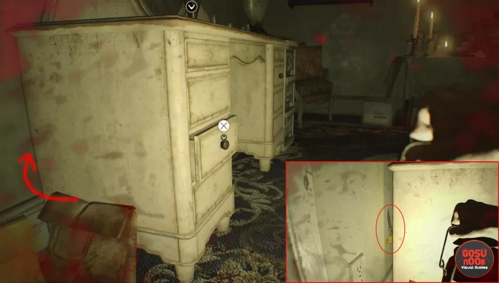 re7 bedroom knife location