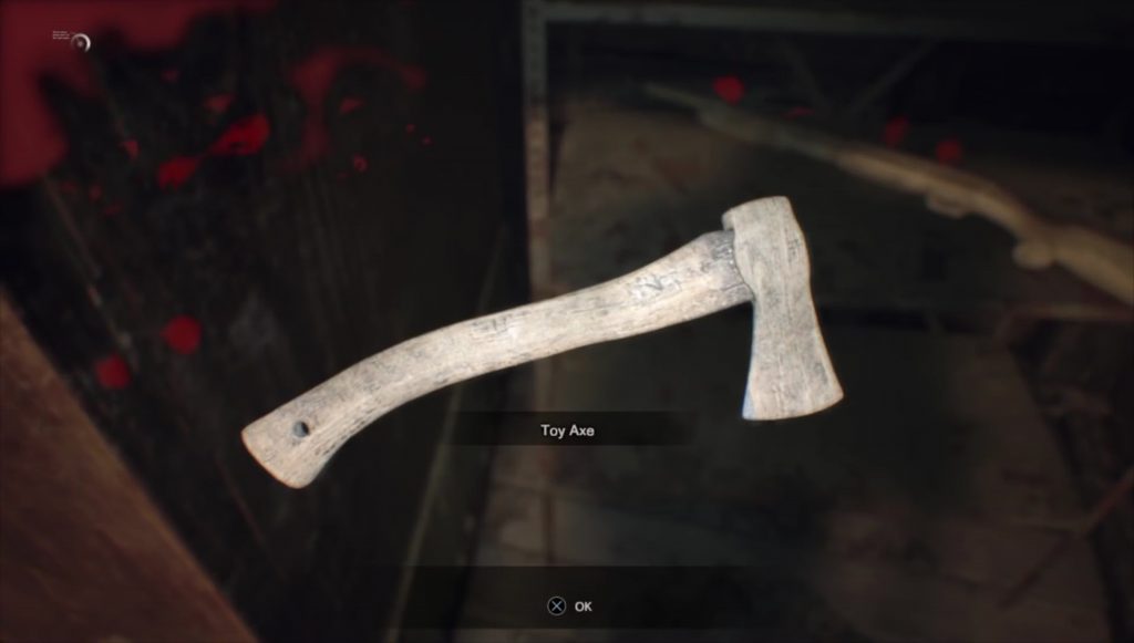 resident evil 7 toy axe puzzle