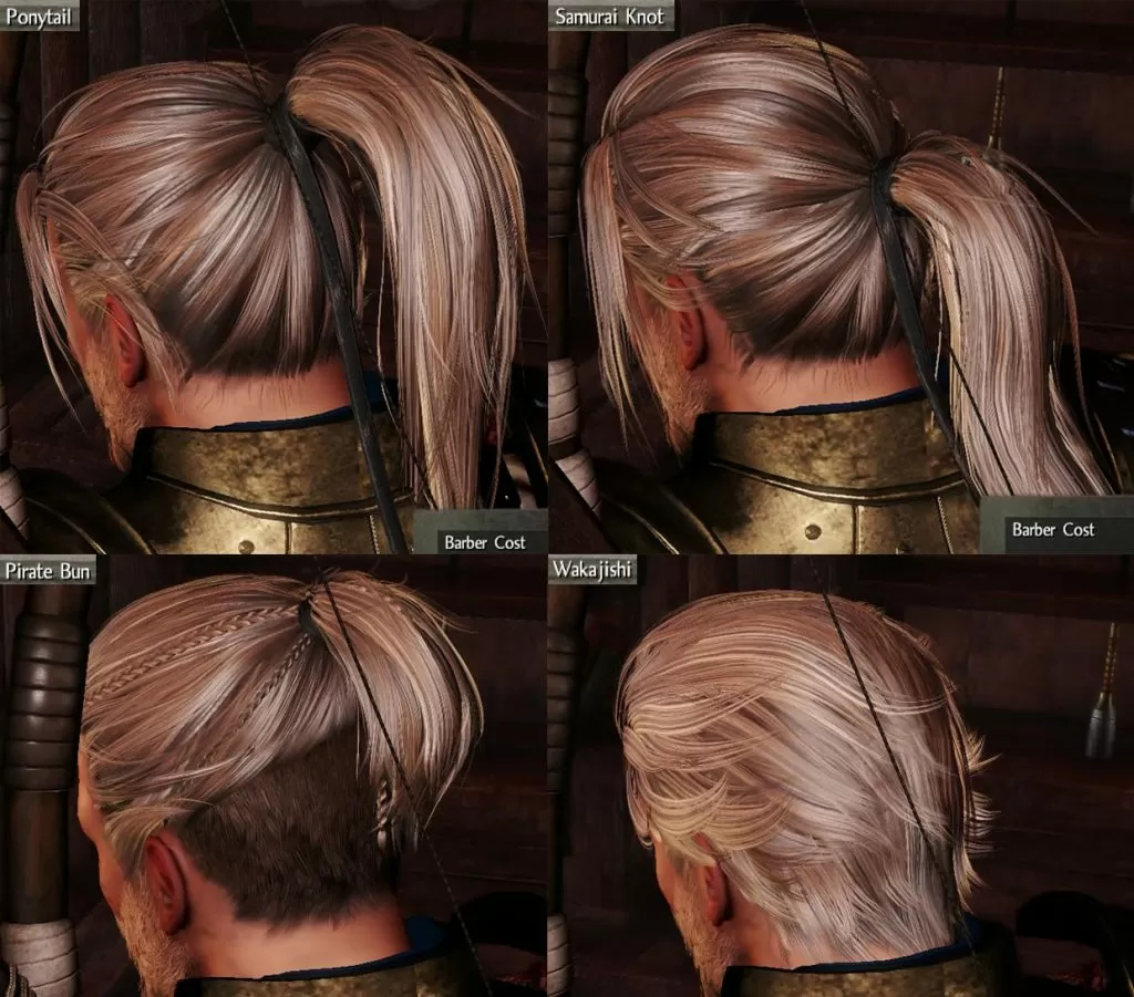 Hairstyles Customization Nioh