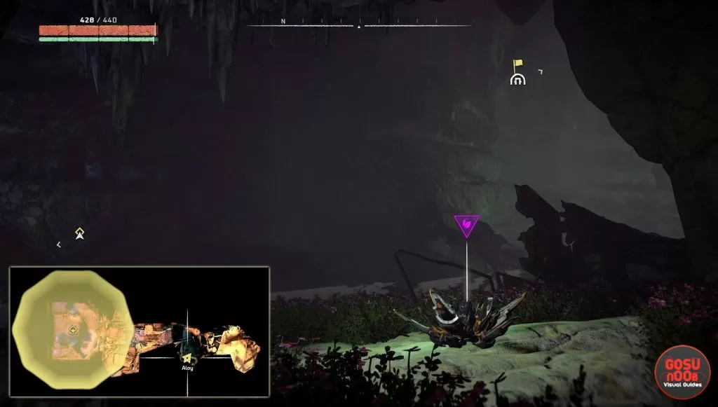 Metal Flower in Bunker Horizon Zero Dawn