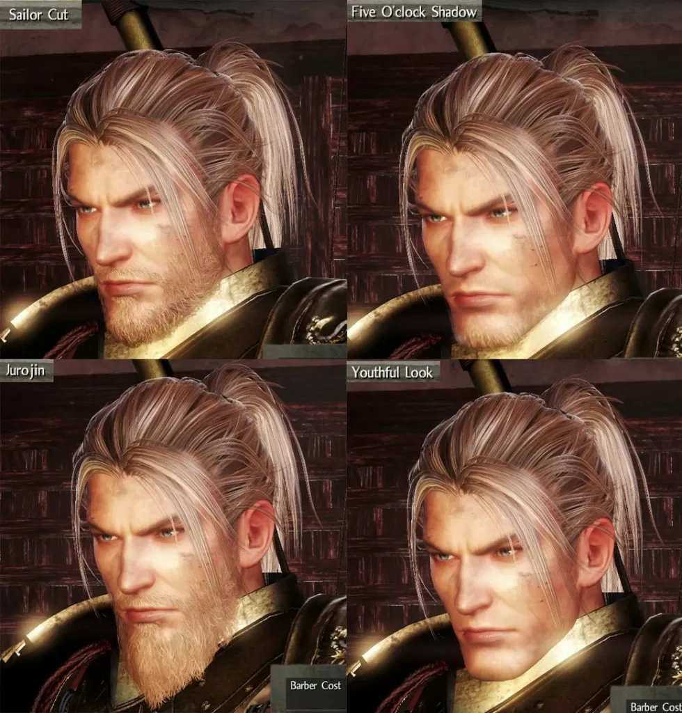 Nioh Beards Customization