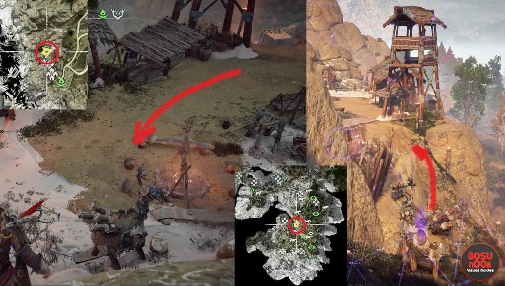 Where are all training dummy locations Horizon Zero Dawn