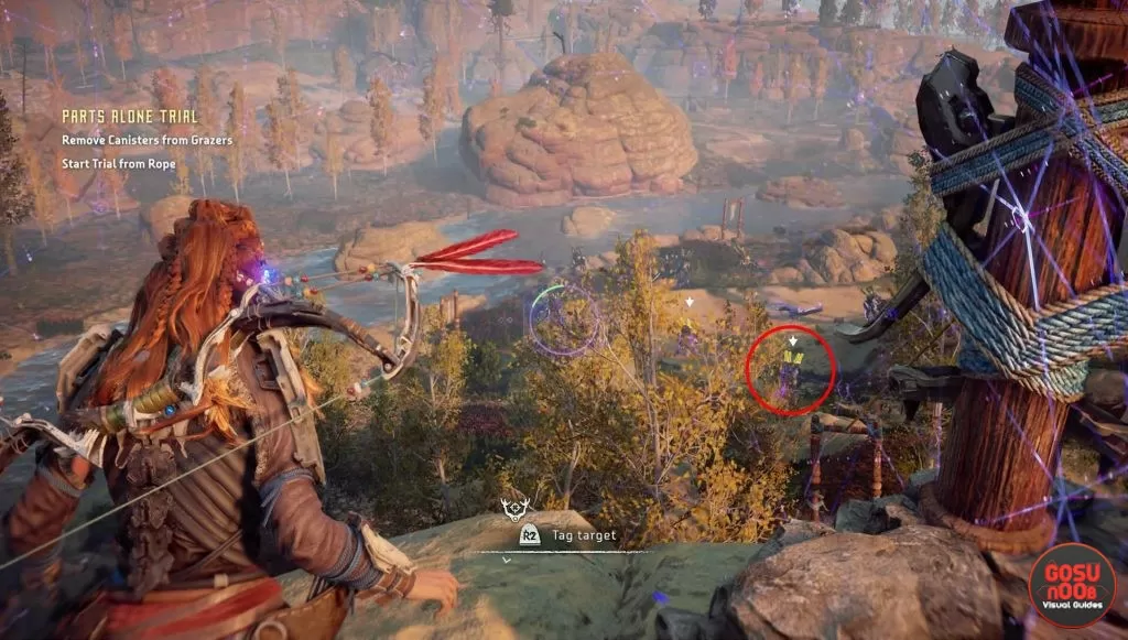 horizon zero dawn parts alone hunting trial