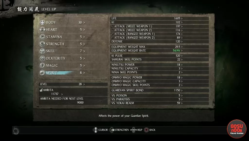 nioh amrita farming